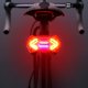thumbnail image 1 of Luz trasera de bicicleta multifuncional, luz trasera de bicicleta LED recargable e impermeable, accesorio de luz trasera de bicicleta inalámbrica con señal de giro, control remoto de carga USB, rojo, 1 of 4