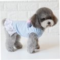 thumbnail image 4 of BEADCEST Dog Costume Princess Sky Blue Cotton Adorable Design for Pet Owners 1Pcs, 4 of 7