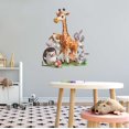 thumbnail image 2 of Zoo Dog Giraffe Rabbit Safari Jungle Animals Wall Art Sticker Designs Vinyl Stickers For Home House Walls Rooms Windows Bedroom Decoration Size (26x26 inch), 2 of 3