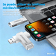 thumbnail image 4 of Memoria Usb De Alta Velocidad 3.1 Con Gran Capacidad De 2 Tb Xtellar plateado, 4 of 4