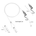 thumbnail image 6 of 4-Pack Picture Hanging Wire Invisible with Adjustable Photo Hook + S Metal Hook for Picture Rail Frame Hanging System Art Gallery Picture Display Kit (1M), 6 of 7