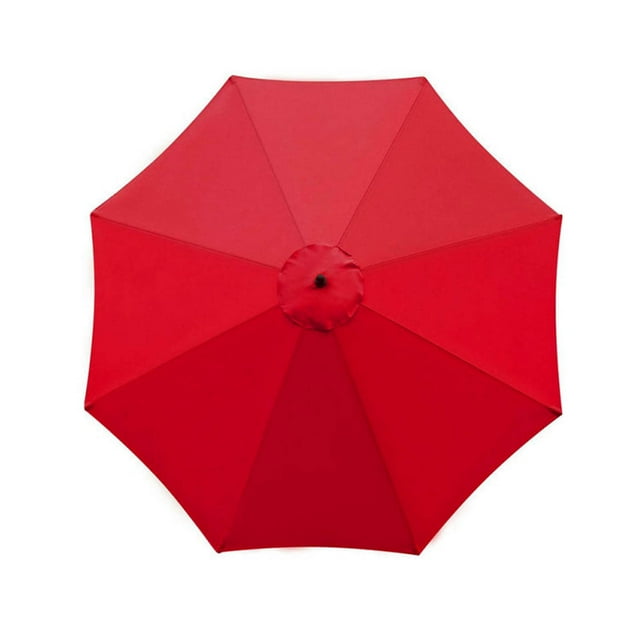 Toile de Remplacement pour Parasol 3m, Polyester Résistant pour Cadres à 8 Nervures