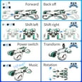 thumbnail image 5 of HNZENBW 4WD RC Cars,1:14 Remote Control Car with LED,2.4Ghz High Speed Remote Control Car Drift Car,with Dual Modes Control,for Christmas and Birthday Gifts, 5 of 9