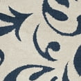thumbnail image 6 of SAFAVIEH Florida Lavonne Floral Plush Shag Area Rug, Cream/Blue, 2'3" x 4', 6 of 6