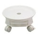 thumbnail image 1 of Planta rodante portátil Ounissouiy bandeja móvil soporte Blanco 27cm, 1 of 1
