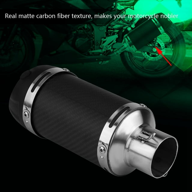 Tubo de escape, silenciador de escape modificado universal para motocicleta de 51 mm, silenciador de escape, máxima comodidad