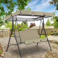 thumbnail image 3 of Hbdhejl Waterproof Polyester Canopy Replacement Canopy Block Garden Outdoor Porch Patio Swing Canopy Replacement Cover, 3 of 8
