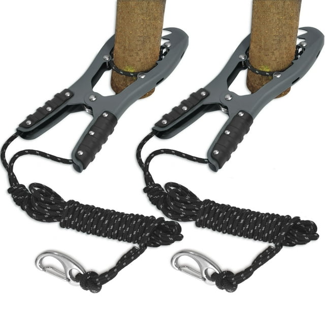 Kayak Anchor Grip Antidious con cuerda de paracaídas de 5 m, paquete de 2