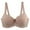 Beige, variant on Aofany Women's Sexy Seamless Bra Push up Bras Full-Coverage Strap Adjustable Brattles Comfortable Breathable T-shirt Bras Underwear