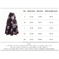 thumbnail image 5 of MORTTIC Elegant Women's Boho Floral Print High-Waisted A-Line Maxi Skirt Flared Long Skirt, L, 5 of 5