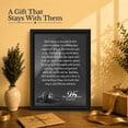 thumbnail image 2 of 25th Anniversary Frame, Silver Wedding Poem Wall Keepsake for Couple, 2 of 8
