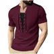 thumbnail image 2 of pstuiky Camisa de manga corta para hombre, Blusa informal de manga corta con botones y cuello vuelto para hombre camisas casuales para hombre l, 2 of 9
