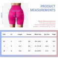 thumbnail image 2 of OVESPORT Women's High Waist Shorts Seamless Tight Hip Lifting - Fitness Workout Yoga Bicycle Shorts, 2 of 8