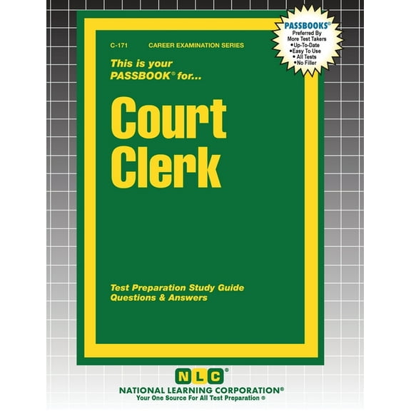 Career Examination Court Clerk, Book 171, (Paperback)