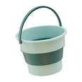 thumbnail image 2 of Cubo plegable, cesta práctica para la colada del hogar, cubo para la limpieza de la casa verde, 2 of 9