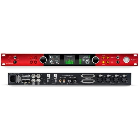 Focusrite USA FOCUS-AMSRED4PRE Red 4Pre 58x64 Audio Interface with 4 Red Evolution Mic Pres - 32 x 32 Dante Connect - Thunderbolt 2