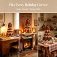 thumbnail image 6 of Diy Christmas Quilted Fabric Tree Kit,Holiday Patchwork Sewing Craft Set for Adult & Beginner,Handmade Tabletop Christmas Tree Holiday Decor Mantel Table Office Display,Gift for Quilting Lovers, 6 of 8