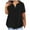 Black, variant on Spring Womans Tunics Casual Shirts Loose Comfy Blouse Plus Size Tops For Women Sexy V-Neck Blouse Casual Loose Summer Short Sleeve Blouse Black L-5XL 5XL