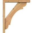 thumbnail image 3 of Ekena Millwork 3 1/2"W x 20"D x 24"H Olympic Block Smooth Bracket w/ Offset Brace, Western Red Cedar, 3 of 25