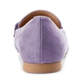 thumbnail image 5 of FSJ Women Closed Toe Chains Loafers Slip on Chunky Low Heeled Flats Comfortable Daily Dress Outdoor Shoes Size 14 Purple, 5 of 5