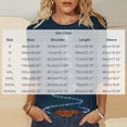 thumbnail image 3 of Hvogkswy Christmas Shirts for Women Oversize Crewneck 3/4 Sleeve T-Shirts Trendy Holiday Print Casual Home Pullover Tops, Gifts for Women, 3 of 5