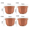thumbnail image 5 of Mdesiwst Flower Pot Eco-friendly Drainage Hole Plastic Modern Hanging Flower Pot for Outdoor, 5 of 8