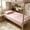 Pink, variant on Polyester Fitted Sheet 78.74x35.43in - Twin Extra Long for Mattress - Non-Slip Fixed Bed Cover, Soft Breathable Bedding, Snug Fit Protective Sheet for Deep Pocket