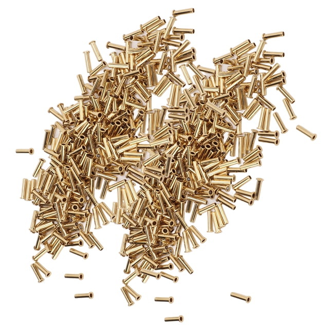 Hollow Rivet Cap Nail Buckle Hollow Grommet Rivet Buckles Copper Air Eye 500 Pcs Pack 500Pcs Solid Rivets Brass Hollow Rivets Buckles