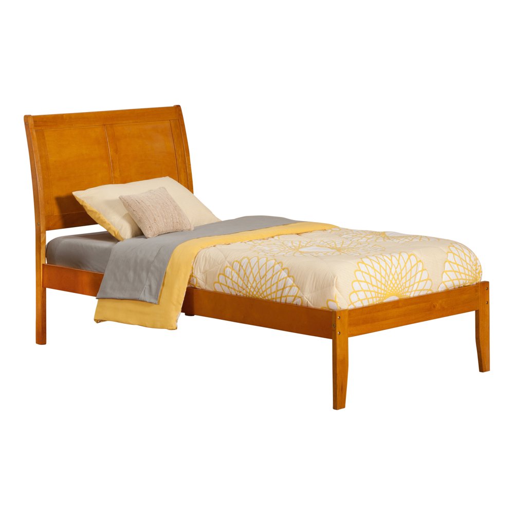 Portland Platform Bed with Open Foot Board, Multiple Colors, Multiple