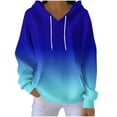 thumbnail image 2 of Ounisa Oversized Gradient Hoodies for Women Graphic Cute Hooded Sweatshirt with Pockets Lightweight Loose Fit Comfort Y2k Hoodie, 2 of 5