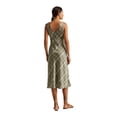 thumbnail image 2 of LAUREN RALPH LAUREN Womens Green Zippered Plaid Sleeveless V Neck Midi Empire Waist Dress 6, 2 of 4