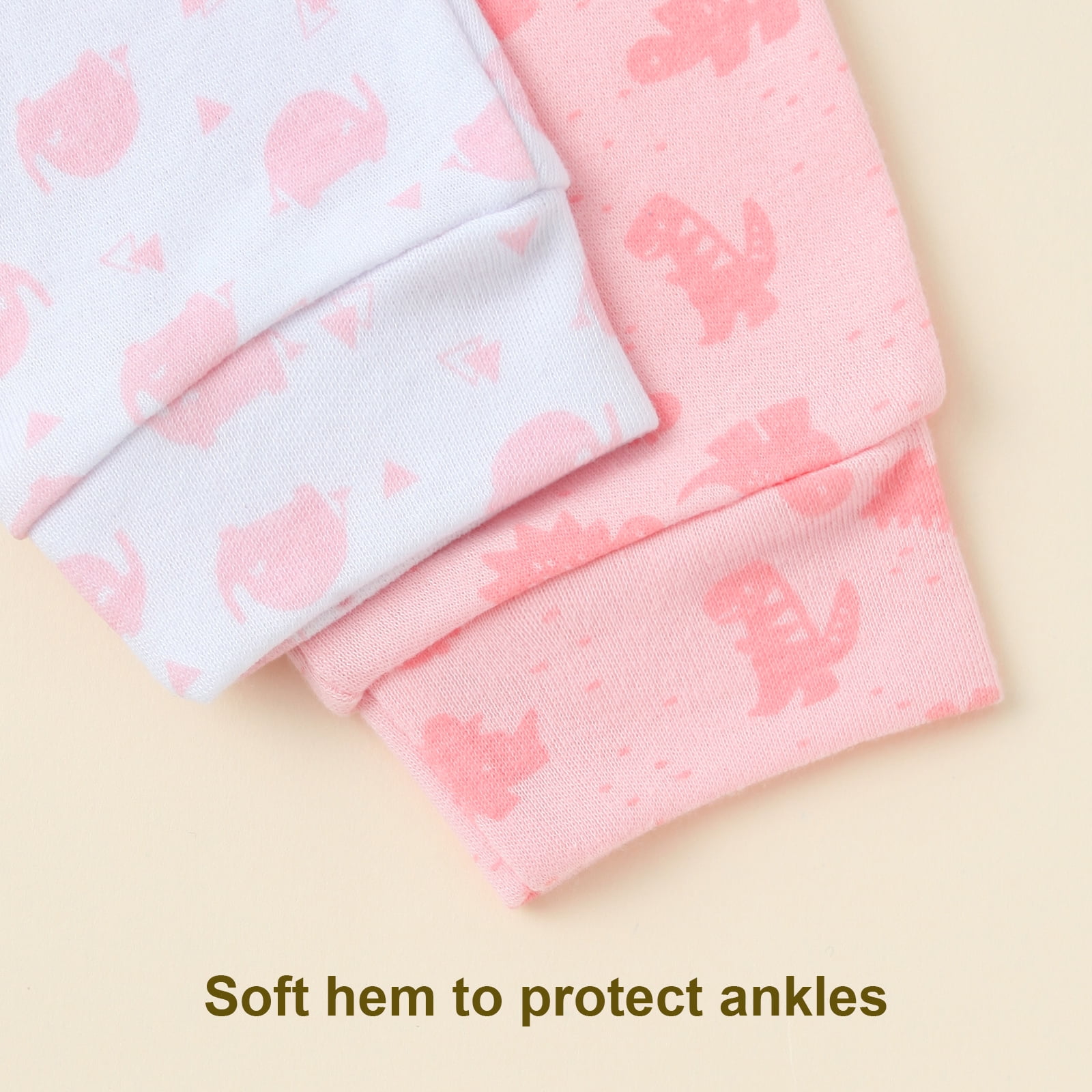 Soft and Comfy 100% Pure polyester Baby Pants for Baby Boys and Girls with Ample Diaper Room 0-12 Months