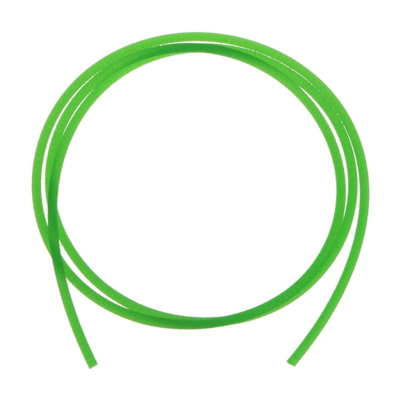 Uxcell Round Belts 3.5mm Dia 1 Meter Length Rough Surface PU Polyurethane, Green