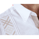 thumbnail image 3 of Camisa tipo Guayabera para hombre marca Rams Cottons modelo Uaymis con bordado Exclusivo, 3 of 5