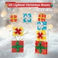 thumbnail image 3 of Costway 4 FT Stackable Holiday Present Boxes with LEDs and Bows for Indoor Outdoor Home, 3 of 10
