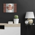 thumbnail image 4 of Luxe Metal Art 'Oh Canada Flag' by Sue Schlabach, Metal Wall Art, 24"x16", 4 of 8