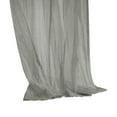 thumbnail image 6 of Habitat Paloma Sheer Dual Header Stylish and Functional Curtain Panel 52" x 95" Grey, 6 of 6