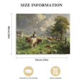 thumbnail image 3 of Orinice Country Cow and Sheep Retro Pastoral Scenery Farm Animals  Art Canvas Print Wall Decor Room Living Room Hallway Kitchen Decor Gift 20x16in, 3 of 6