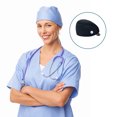 thumbnail image 3 of Sombreros De Operación Doctor Servicio De Larga Duración Color Puro Opaco Pulido Profesional Colores Surtidos Uniforme De Trabajo Gorras De Trabajo 3 Uds seitruly AP008659-03, 3 of 6