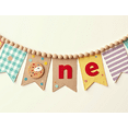 thumbnail image 4 of Adorable Fabric Banner with Polka Dot Gingham Patterns and Cookie One Decoration for First Birthday Party Backdrop Decorations Photography Props Party Supplies, 4 of 8