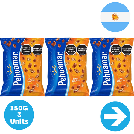 Maní Salado PEHUAMAR X 150 G - 3 Units