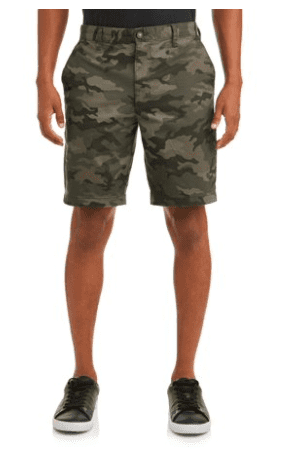 George Big Men's Flat Front Shorts, 9 