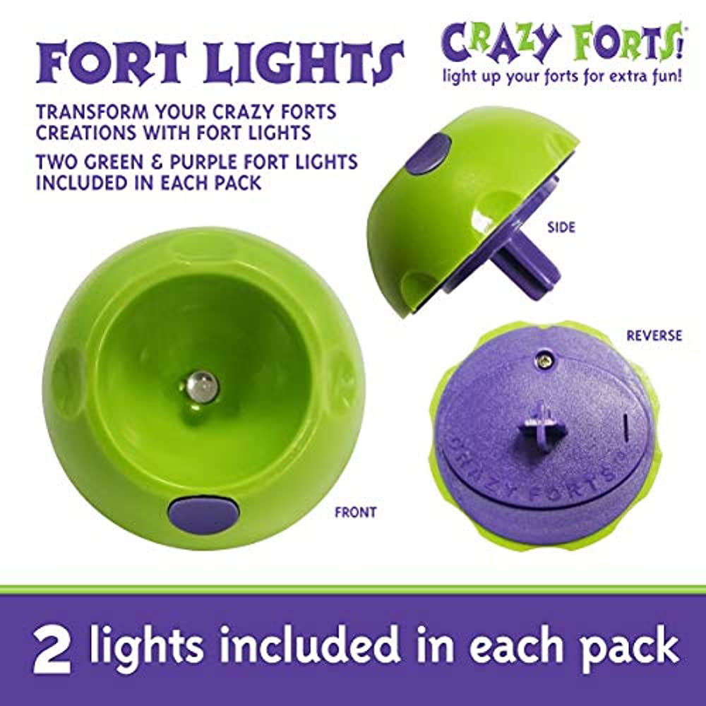 Green Crazy Forts 9 W x 6 H x 2 D Fort Lights 