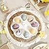 thumbnail image 5 of 12Pcs Plastic Easter Eggs Ornaments Tree Decoration, 2.36" Colorful Purple Yellow Easter Eggs Bulk, Shatterproof Decorative Hanging Decorations for Spring Holiday Party Decor, 5 of 7