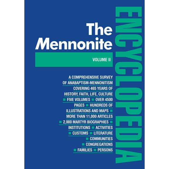 Mennonite Encyclopedia Mennonite Encyclopedia/ Vol 2: Volume 2, Book 02, (Hardcover)