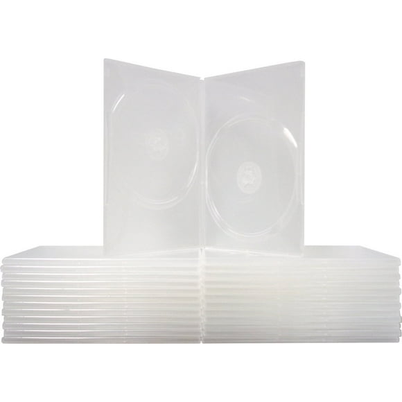 Offre en Ligne Carré - DVD2R07CL - Étuis DVD - 7 mm avec Étui Enveloppant - Transparent (Lot de 25)