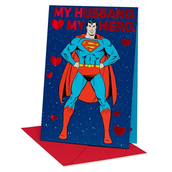 American Greetings Superman Valentine's Day Card Husband (All My Heart)