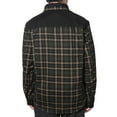 thumbnail image 6 of Men's Flannel Jacket Plaid Sherpa Lined Shirt Snap Button Warm Winter Coat with Pockets, 6 of 8