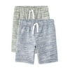 The Children's Place Boys Marled French Terry Shorts, 2-Pack, Sizes 4-16
