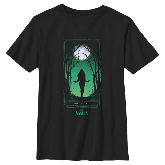 Boy's Marvel: Agatha All Along Vidal Card Graphic T-Shirt